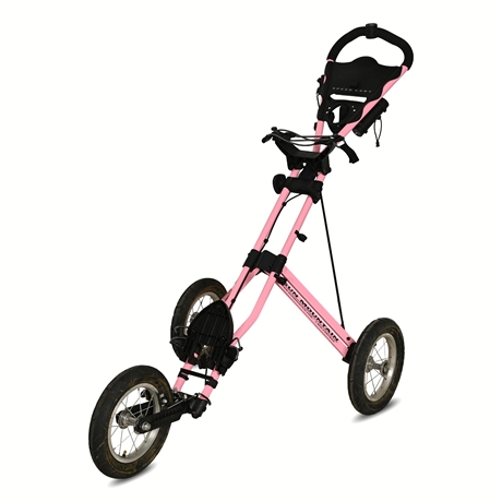 Sun Mountain Speed Cart Three-Wheel Golf Push Cart, Pink