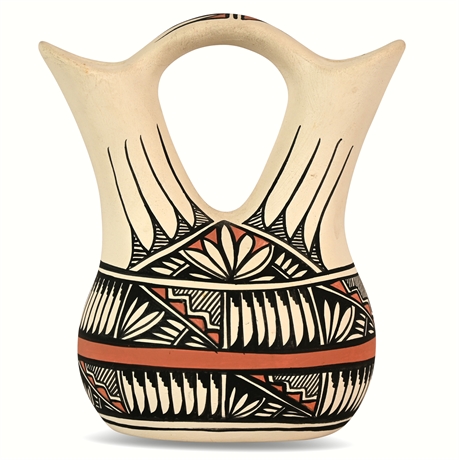 Navajo Wedding Vase by Yabeny