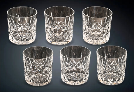 Set 6 Waterford "Lismore" Whiskey Glasses