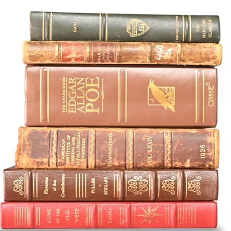Leather Bound & Other Collectible Books