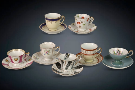 Occupied Japan Assorted Teacups