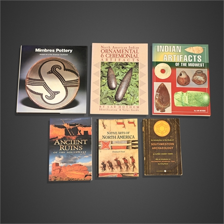 Reference Library on Native American Art & Southwestern Archaeology, 6 Volumes