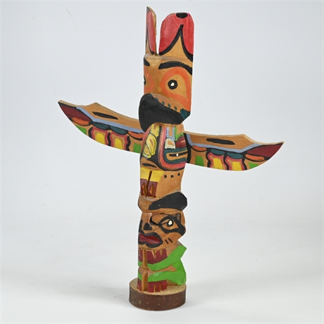 Northwest Coast Carved Totem