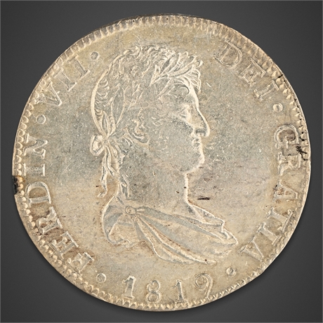 1819 Spanish Empire 8 Reales – Silver