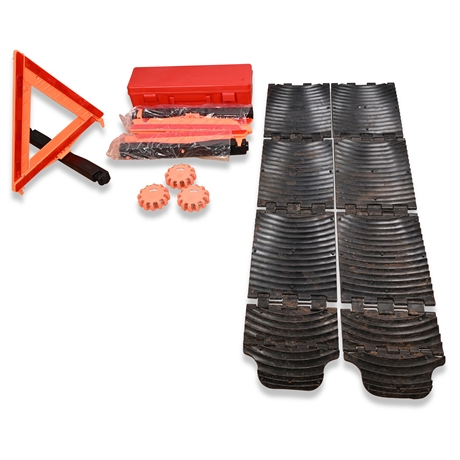 GoTreads & StarFlare Road Safety Kit — Traction Boards, LED Flares