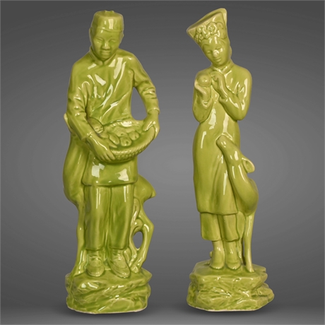 Mid-Century Chinese Statues
