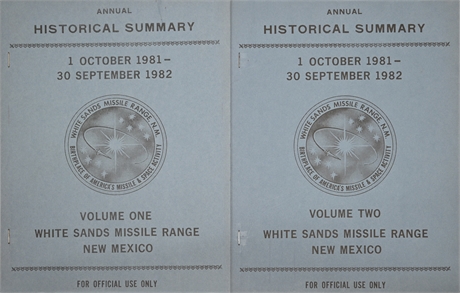 Annual Historical Summary 1 Oct 1981-30 Sept 1982
