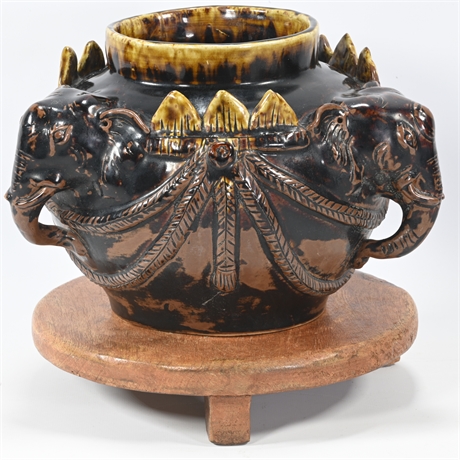 Ceramic Elephant Vase