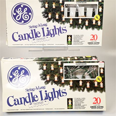 GE String-A-Long Candle Lights
