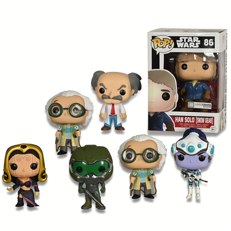 7 Funko Pop Figures