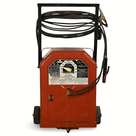 Lincoln Electric AC-225-S Arc Welder w/ Helmets & Marquette Rods