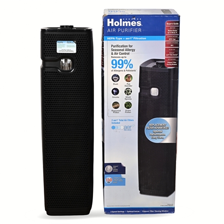 Holmes HAP9425 Air Purifier — HEPA-Type Tower with Aer1 Filter & Ionizer