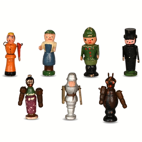 Erzgebirge Toy Figures, Circa 1930