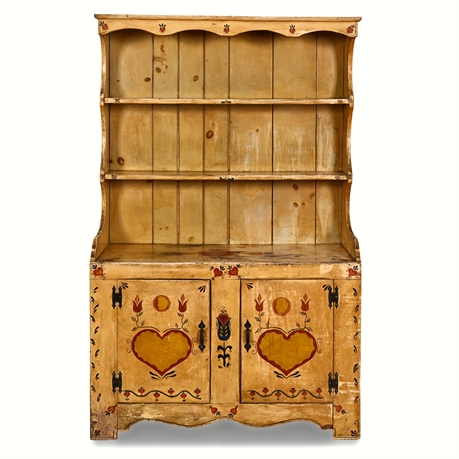 Pennsylvania Dutch Cupboard — Late 19th/Early 20th C.