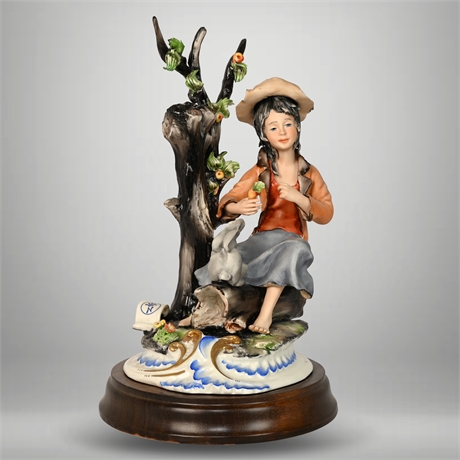 Capodimonte Sartori Pastoral Figural Sculpture