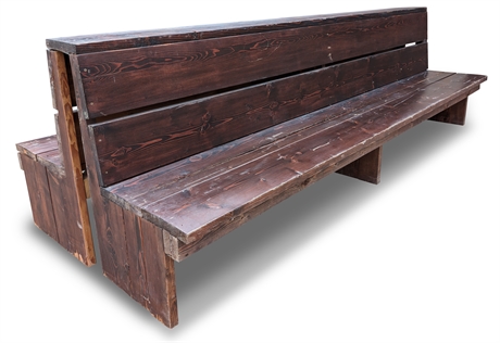 Vintage 10' Double Sided Benches