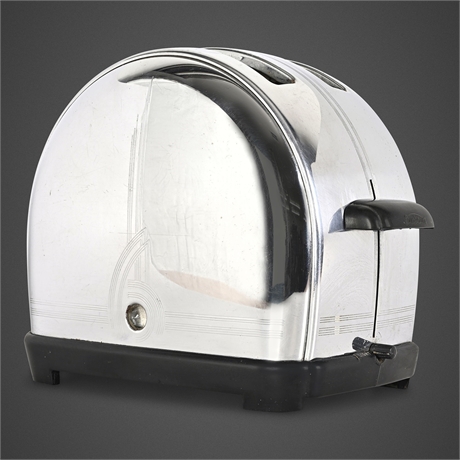 Sunbeam T-9 Streamline Moderne Chrome Toaster, c. 1940s
