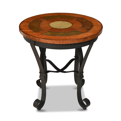 Iron Accent Table