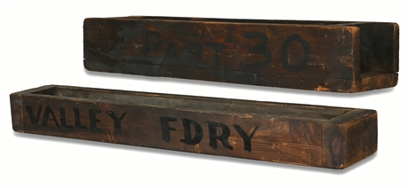 Two Antique Foundry Molds