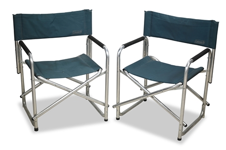 Pair Coleman Camp Chairs