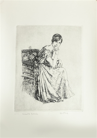 Manet's Sister Etching