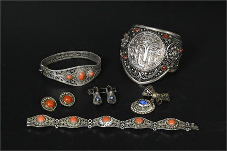 Antique German Silver Jewelry