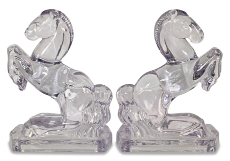 LE Smith 'Rearing Horse' Bookends