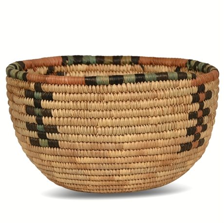 African Coiled Basket