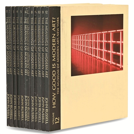 "The Meanings of Modern Art" 12 Book Volume Set by John Russell