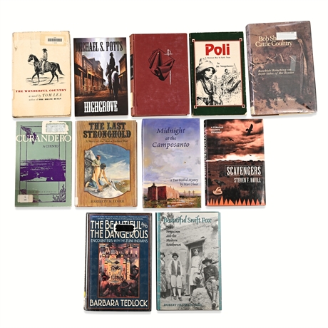 Southwest & Native American Literature – 11 Books (HC & PB, Mixed Lot)
