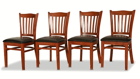 (4) Slat Back Chairs by Belnick