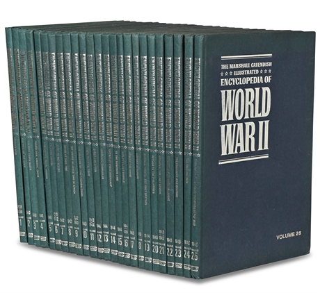 WWII Marshall Cavendish Illustrated Encyclopedia in 25 Volumes