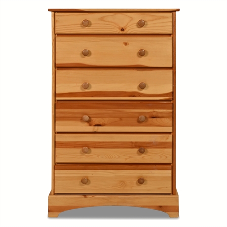 6-Drawer Pine Dresser