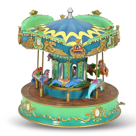 King Triton's Carousel of The Music Box Disney's California Adventure Lights