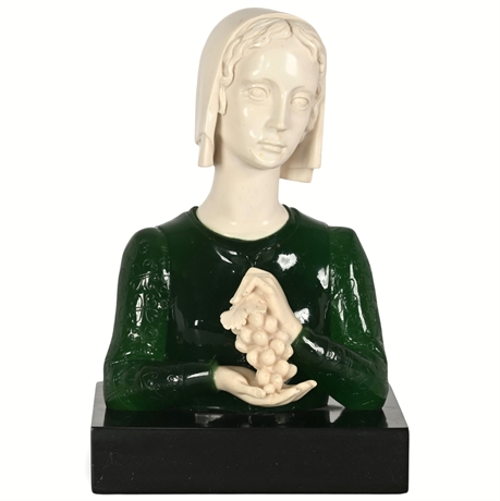 Gino Ruggeri & Bianchi Italian Alabaster Bust