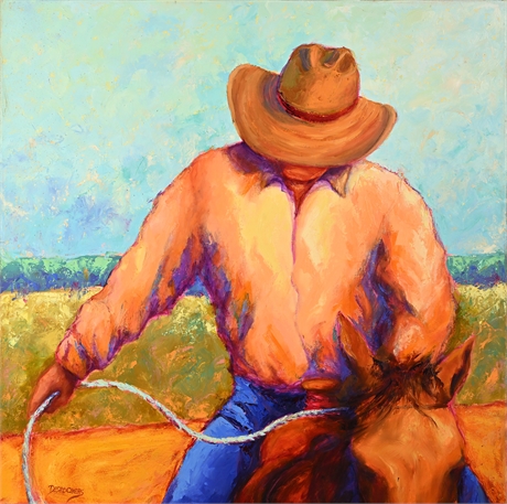 Jeri Desrochers Original Oil — "The One That Got Away" 24×24