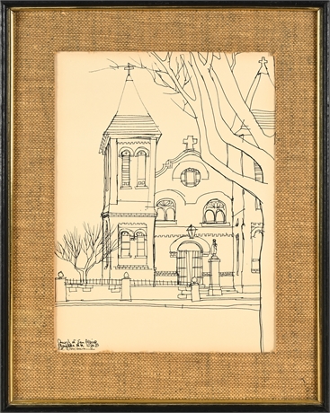 Church of San Albino, Mesilla, N.M. — Ed Williams, 1973