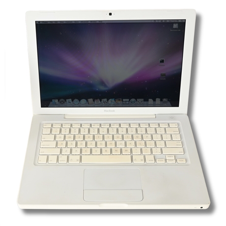 Apple MacBook A1181 13-Inch - White Polycarbonate, Charger Included