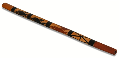 Hand Carved Wood Didgeridoo