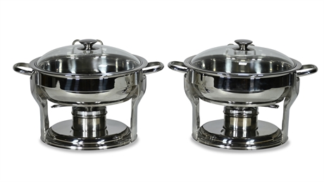 Pair Chafing Dishes
