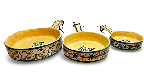 Mexican Decorative Pans - Set of 3