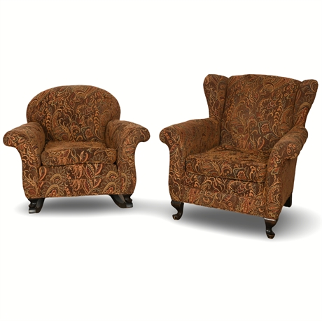 19th Century Rocker and Armchair Set