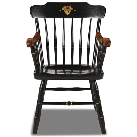 West Point Academy Ebony Windsor Chair by S. Bent & Brothers