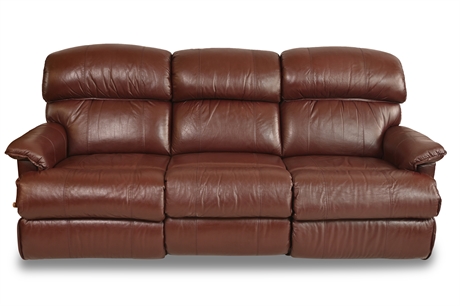 La-Z-Boy Classic Leather Reclining Sofa