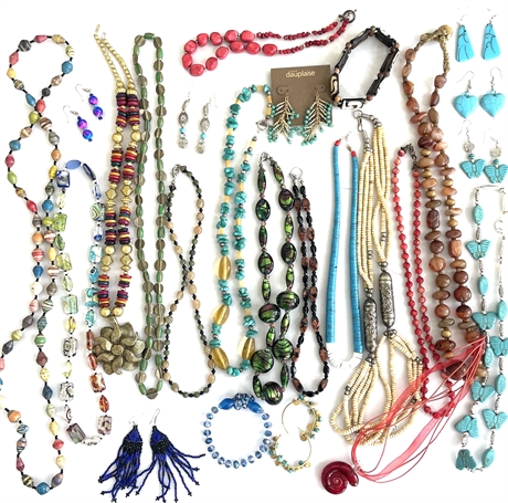 Gorgeous Lot of Beaded Necklaces