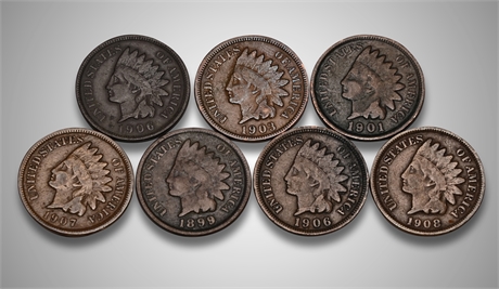 1899 - 1908 Indian Head Pennies