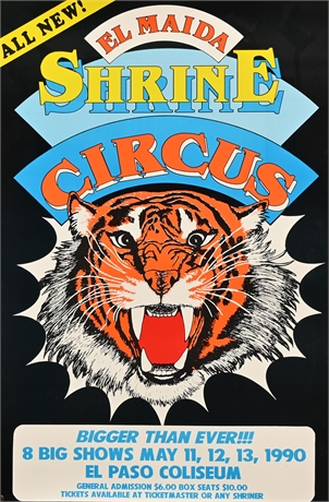 El Maida Shrine Circus-El Paso Posters