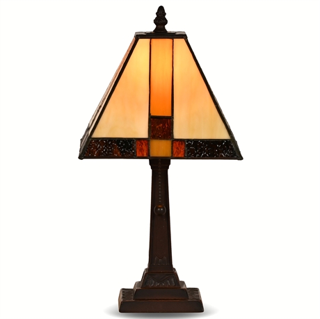 Petite Stained Glass Table Lamp