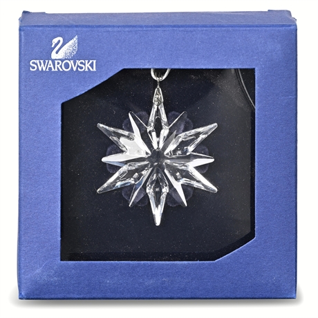 Swarovski 2005 Little Star Ornament in Box with Certificate