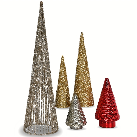 Sparkling Christmas Cones